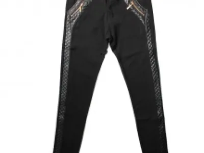Pantalon multipoche avec empiècement matelassé