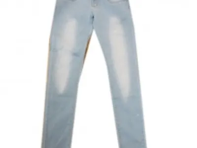 Pantalon jeans délavé