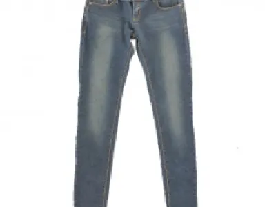 Jeans slim délavé