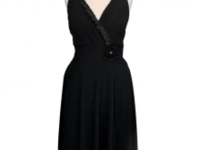 Robe de carémonie croisée et évasée
