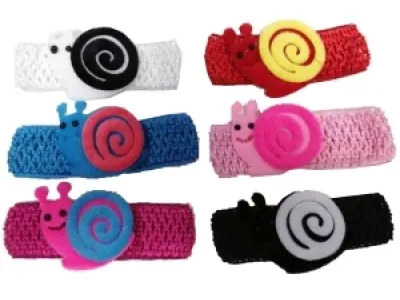 Bandeau enfant avec un escargot