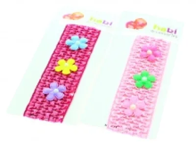 Bandeau pour enfant décoré de fleurs