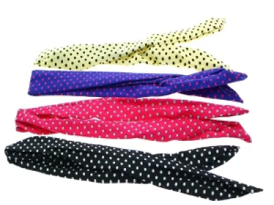 Bandeau ajustable imprimé de pois
