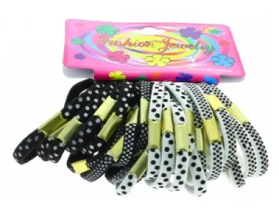 Élastique à pois pour cheveux