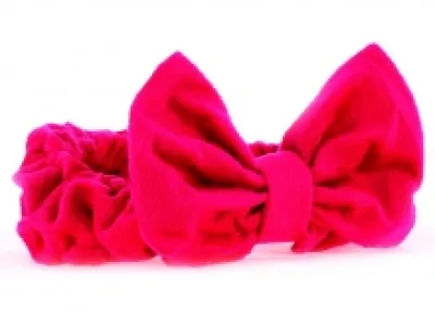 Bandeau élastiqué décoré d’un nœud