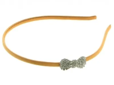 Serre-tête fin orné d’un rectangle en strass