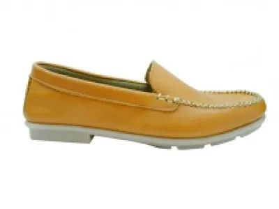 Mocassins femme en cuir