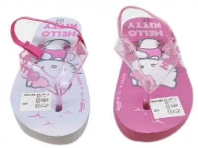 Tongs fille Hello Kitty avec brides élastiquées