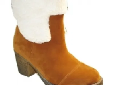 Bottines fourrées femme