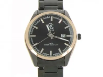 Montre etanche en métal pour homme avec affichage de la date