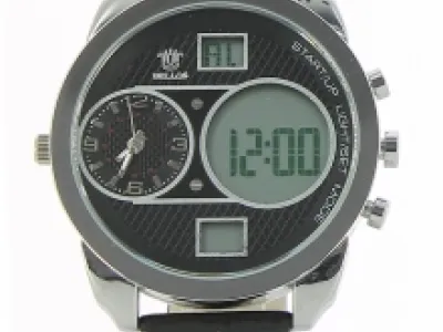 Montre-bracelet multifonction avec double affichage