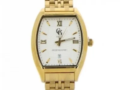 Montre rectangulaire en métal pour homme