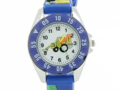 Montre enfant avec motif pelleteuse