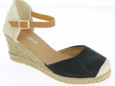 Espadrilles compensées noires