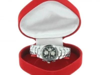 Coffret-cadeau cœur avec montre