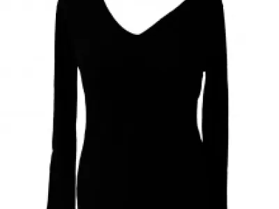Pull classique col V pour femme