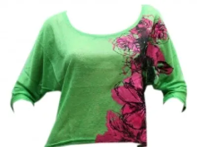 T-shirt tendance imprimé fantaisie