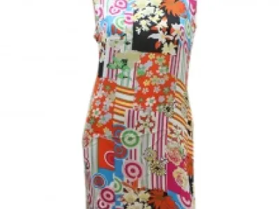Jolie robe charmante imprimée fantaisie