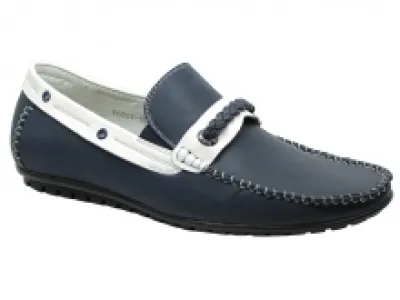 Mocassins bicolores homme