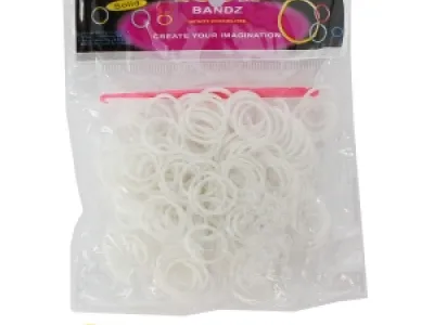 Élastique blanc à tisser