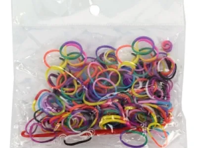 Bracelet élastique bicolore à tisser