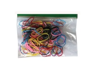 Élastiques multicolores pour cheveux