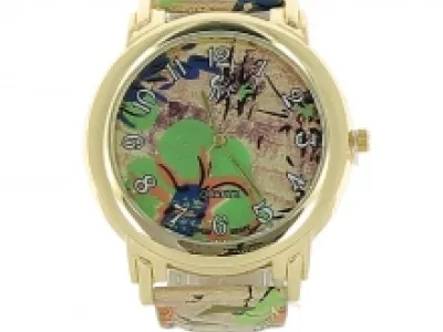 Montre-bracelet imprimée fantaisie