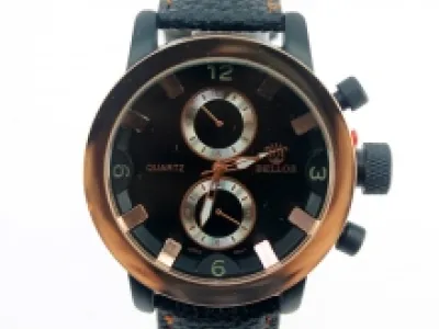 Montre en vogue avec deux compteurs pour homme