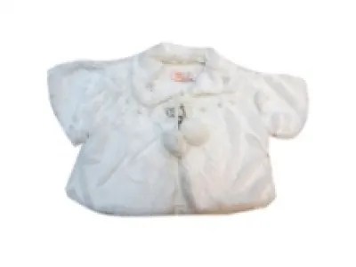 Gilet manches courtes avec fourrures pour enfant