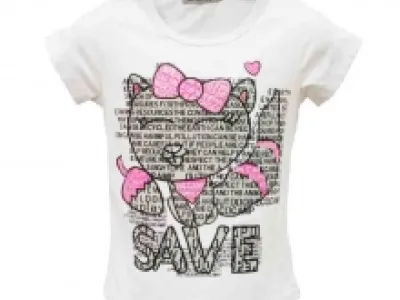 T-shirt avec motif fantaisie