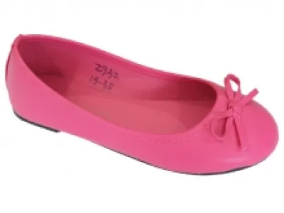 Ballerines filles avec nœuds lacets
