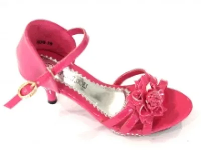 Sandales vernies filles ornées de fleurs