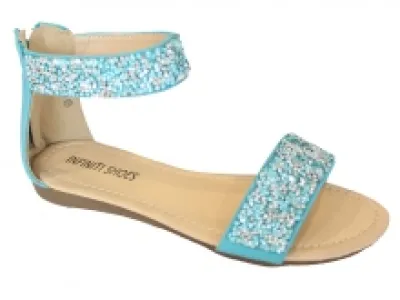 Sandales tendance filles agrémentées de strass