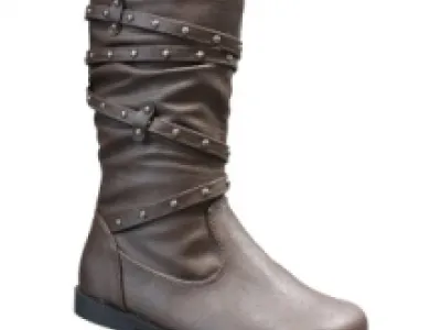 Bottes enfant avec brides cloutées 