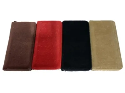 Portefeuille rectangulaire zippé très chic