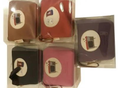 Mini porte-monnaie avec motif retro