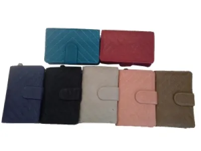 Portefeuille avec surpiqûres