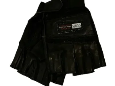 Gants mitaines en cuir