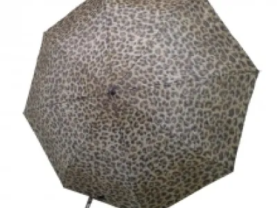 Parapluie pliable léopardé