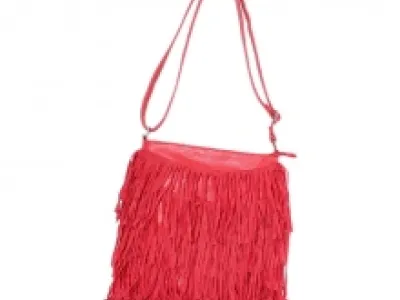 Sac à bandoulière frangé
