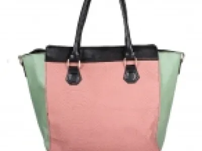 Sac à main effet croco avec poche zippée