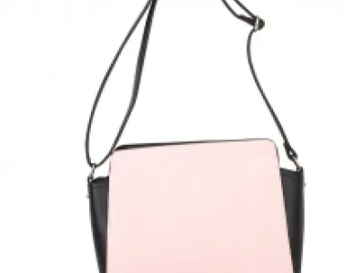 Sac à bandoulière bicolore
