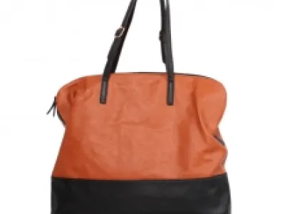 Sac à main tendance en deux tons