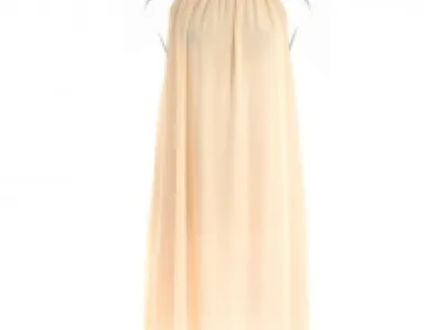 Robe loose avec col et dos décorés
