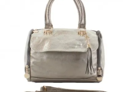 Joli sac à main tendance avec rabat reptile