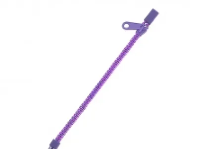 Bracelet zip bicolore