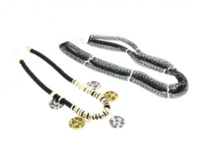 Collier fantaisie en résille