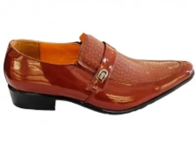 Chaussures de ville homme avec motif croco dessus