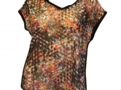 T-shirt fashion imprimé fantaisie
