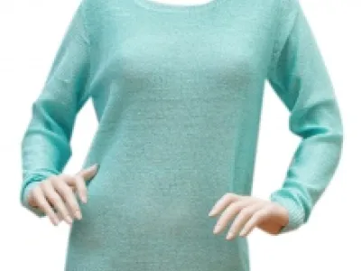 Pull paré de nœuds dorés au dos